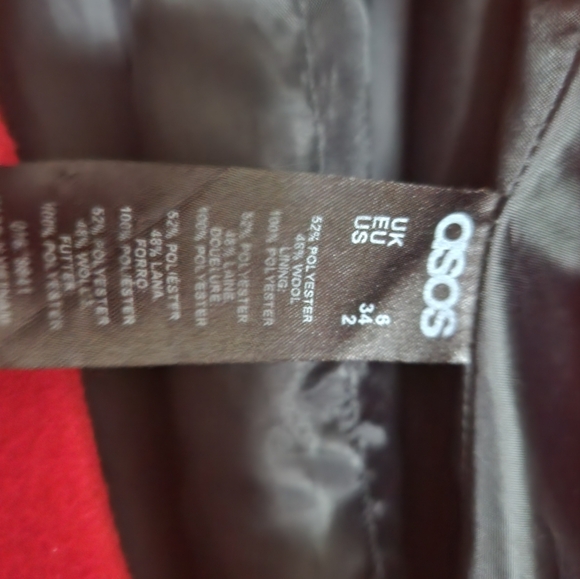 ASOS Wool Skater Coat - Picture 7 of 7